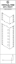 Picture of "C" L moulding 2" x 5" x 121 1/4" vented  0328-00223