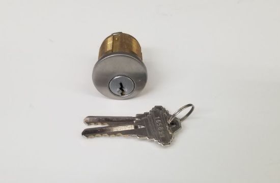 Picture of Cylinder and key for exit device exterior trim - 0314-00011