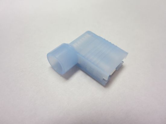 Picture of Insulated connector 90 deg. blue 16-14. 0803-00071.