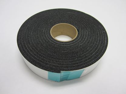 Picture of Black polyethylene foam adhesive 1 side 0307-00011