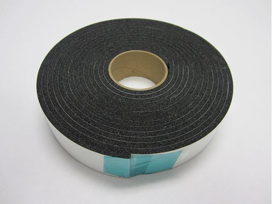 Picture of Black polyethylene foam adhesive 1 side 0307-00011