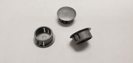 Picture of Silver grey plastic plug 0308-00005