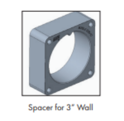 Image de 0801-00111 - Espaceur pour mur de 3'' pour valve 1825